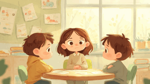 u5753224855 korean A thoughtful classroom scene showing a you d3a8fe9a b3f5 444a 9db9 8d5fc880d2ae 0