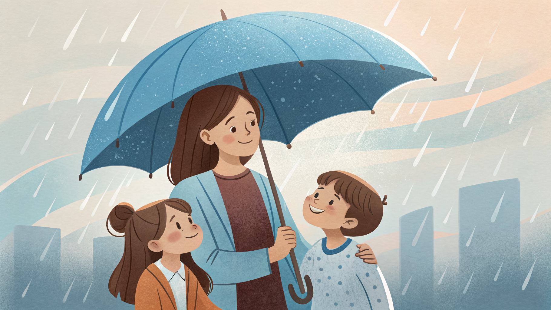 사하구 가정폭력 이혼 — 양육권과 양육비 월 140만 원 확보 사례 1 사하구 가정폭력 이혼 양육권 일러스트 - 법무법인 김앤파트너스